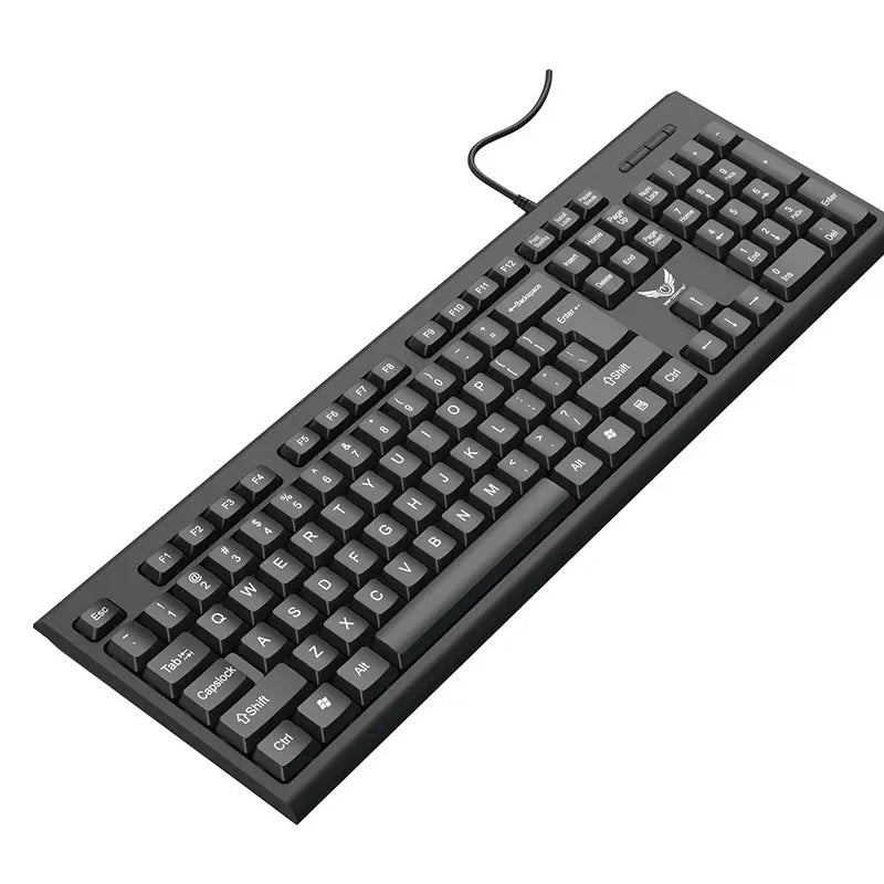 RGB Wired Mechanical Keyboard 104 Keys of Backlit Key Caps Gaming and Office Keyboard for Microsoft Windows and Apple IOS System