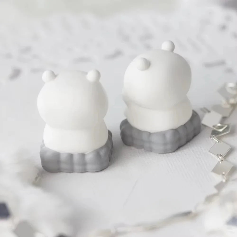Manga Joke Bear Theme Keycap Cute Resin Peripherals Art Keycaps Anime PC Game for Mechanical Keyboard Accessories Cherry MX Gift