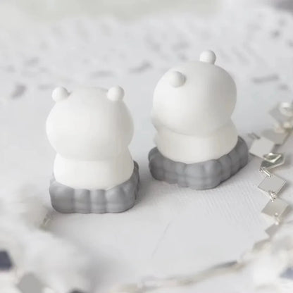 Manga Joke Bear Theme Keycap Cute Resin Peripherals Art Keycaps Anime PC Game for Mechanical Keyboard Accessories Cherry MX Gift