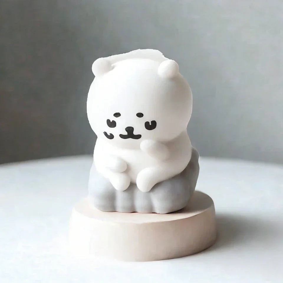 Manga Joke Bear Theme Keycap Cute Resin Peripherals Art Keycaps Anime PC Game for Mechanical Keyboard Accessories Cherry MX Gift